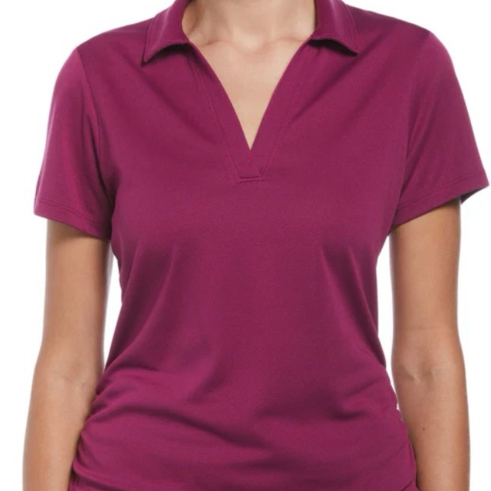 Women's berry wine  Polo Shirt